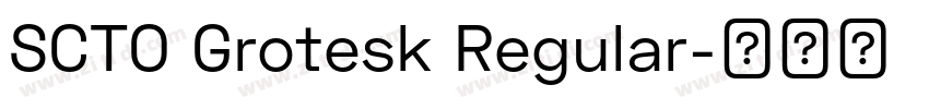 SCTO Grotesk Regular字体转换